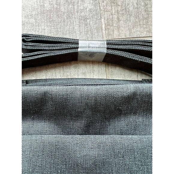 Los Angeles Boutique Charcoal Gray Green Hobo Crossbody Shoulder Bag Purse New - Picture 3 of 7